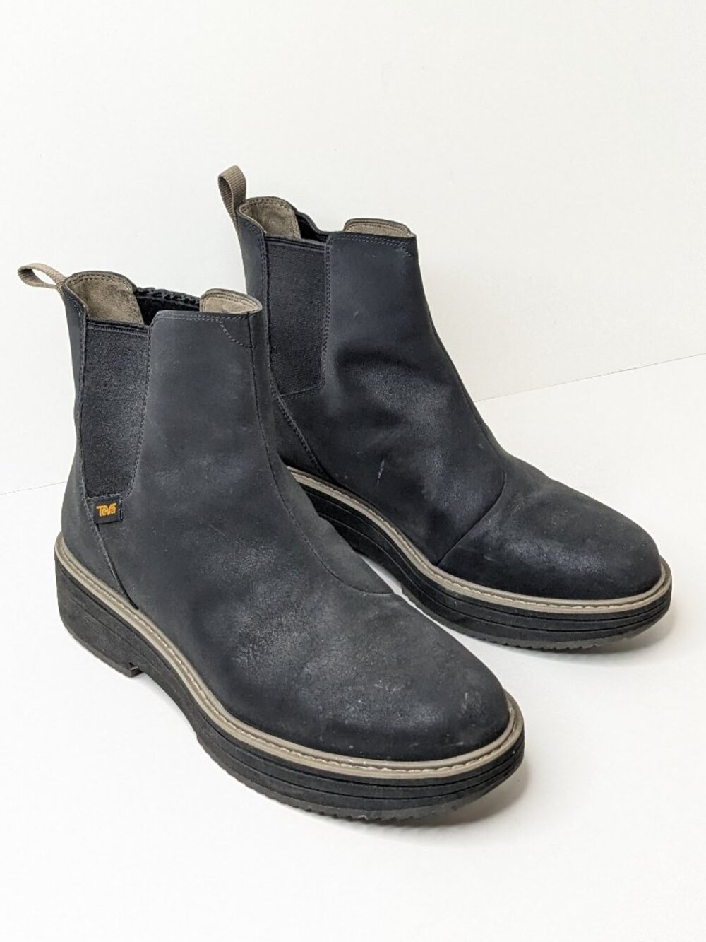 Teva Midform Water Resistant Chelsea Boots Black Women's 9